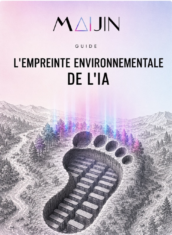 Couverture du livre blanc Maijin : l'empreinte environnementale de l'IA