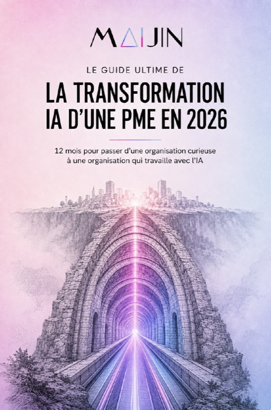 Couverture du livre blanc Maijin : la transformation IA d'une PME en 12 mois